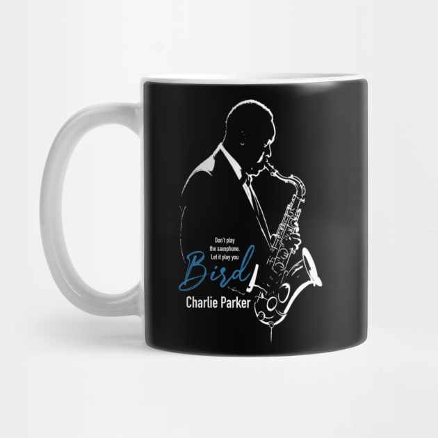 Charlie Parker silhouette by BAJAJU